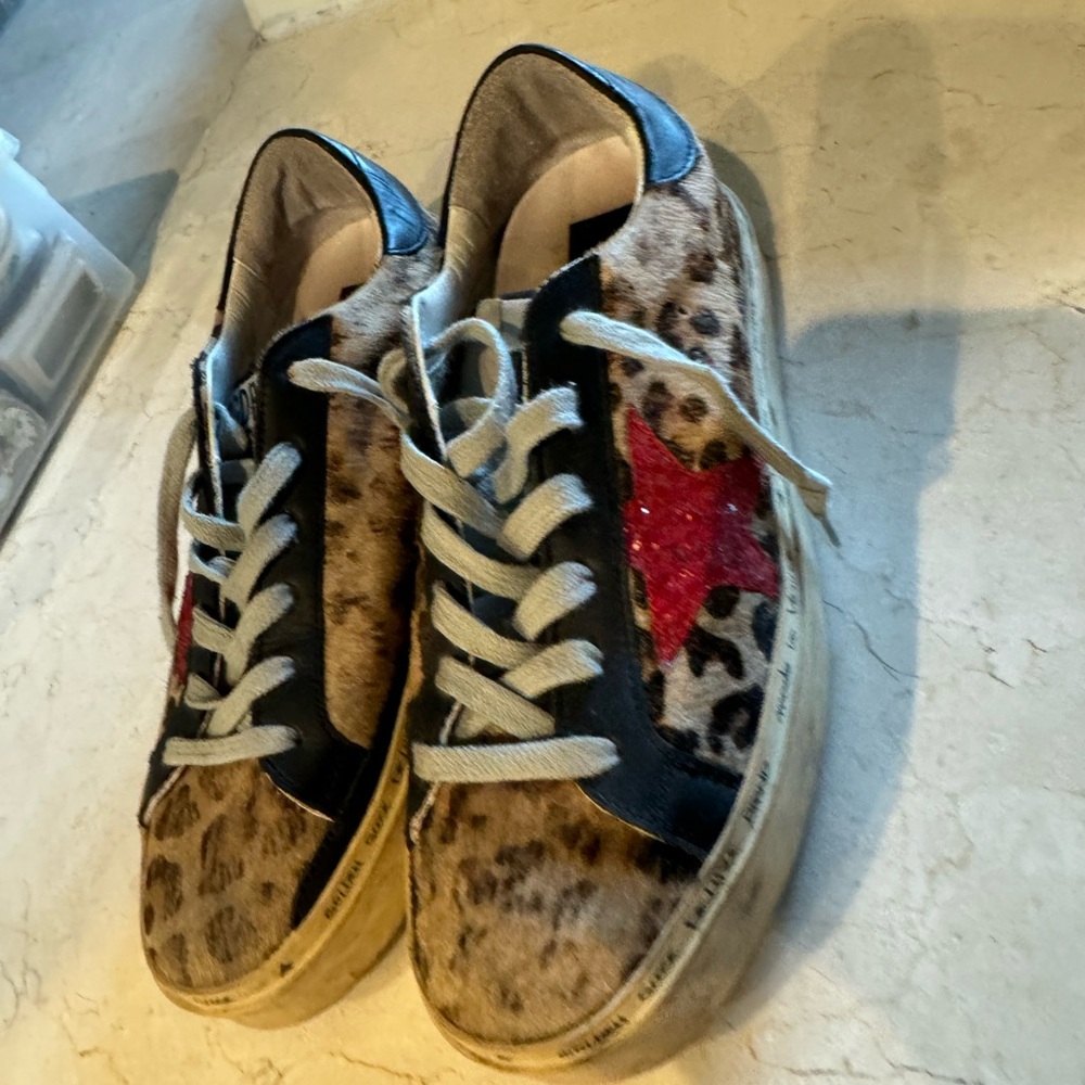 Golden Goose leopard sneaker